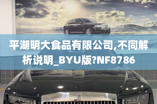 平湖明大食品有限公司,不同解析说明_BYU版?NF8786