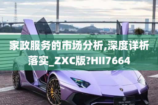 家政服务的市场分析,深度详析落实_ZXC版?HII7664