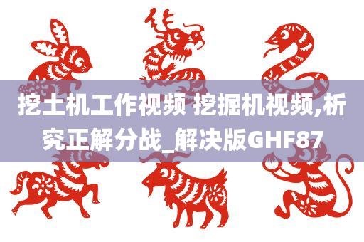 挖土机工作视频 挖掘机视频,析究正解分战_解决版GHF87