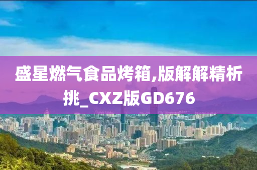 盛星燃气食品烤箱,版解解精析挑_CXZ版GD676