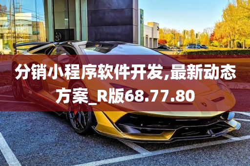 分销小程序软件开发,最新动态方案_R版68.77.80