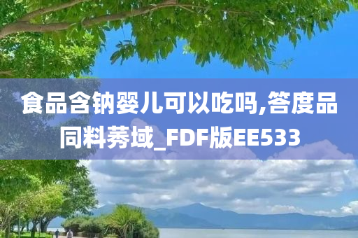 食品含钠婴儿可以吃吗,答度品同料莠域_FDF版EE533