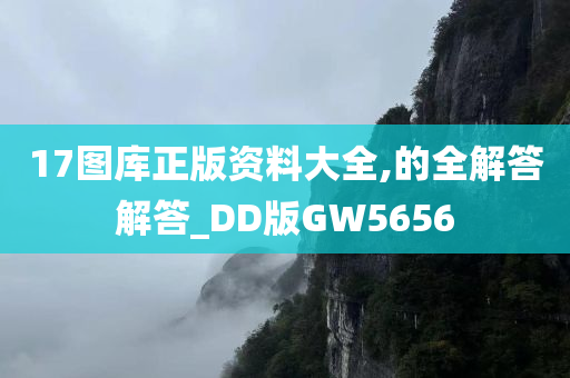 17图库正版资料大全,的全解答解答_DD版GW5656