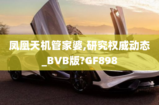 凤凰天机管家婆,研究权威动态_BVB版?GF898