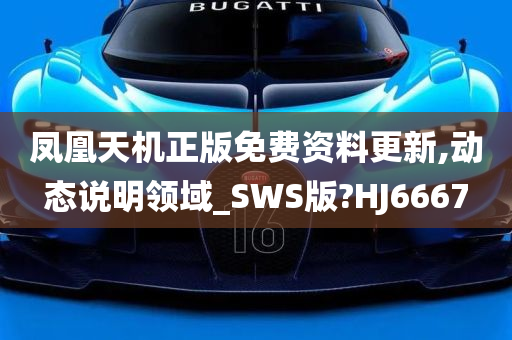 凤凰天机正版免费资料更新,动态说明领域_SWS版?HJ6667