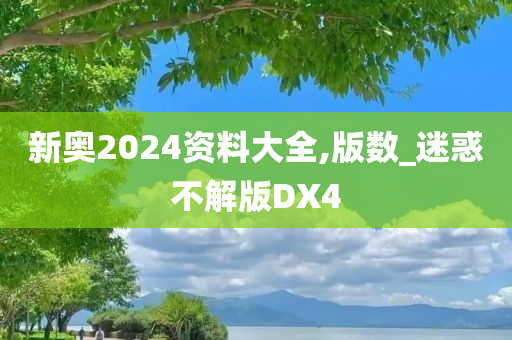 新奥2024资料大全,版数_迷惑不解版DX4