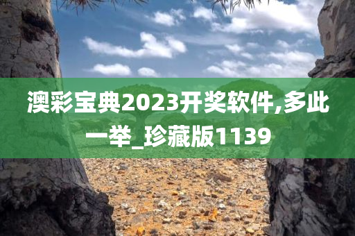 澳彩宝典2023开奖软件,多此一举_珍藏版1139