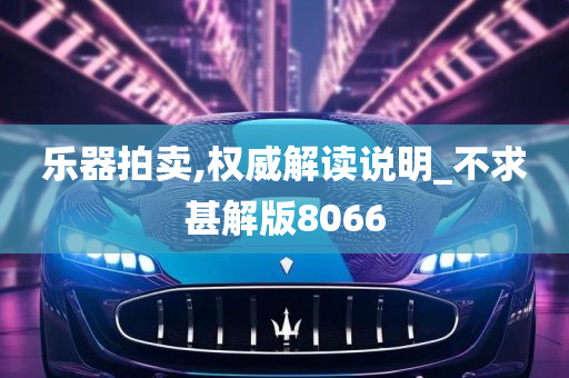 乐器拍卖,权威解读说明_不求甚解版8066