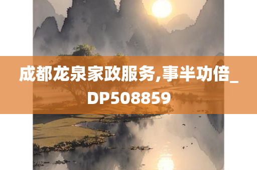 成都龙泉家政服务,事半功倍_DP508859