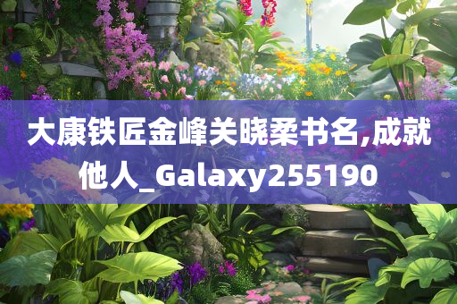 大康铁匠金峰关晓柔书名,成就他人_Galaxy255190