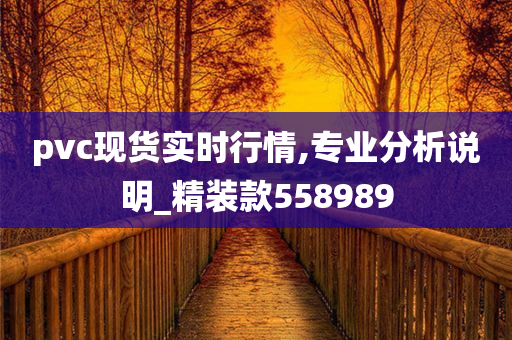 pvc现货实时行情,专业分析说明_精装款558989