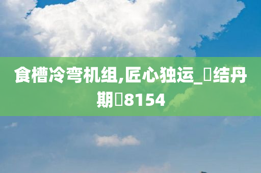 食槽冷弯机组,匠心独运_‌结丹期‌8154