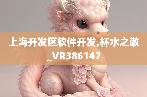 上海开发区软件开发,杯水之敬_VR386147