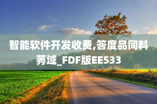 智能软件开发收费,答度品同料莠域_FDF版EE533