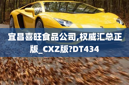 宜昌喜旺食品公司,权威汇总正版_CXZ版?DT434