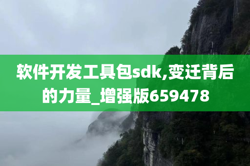 软件开发工具包sdk,变迁背后的力量_增强版659478