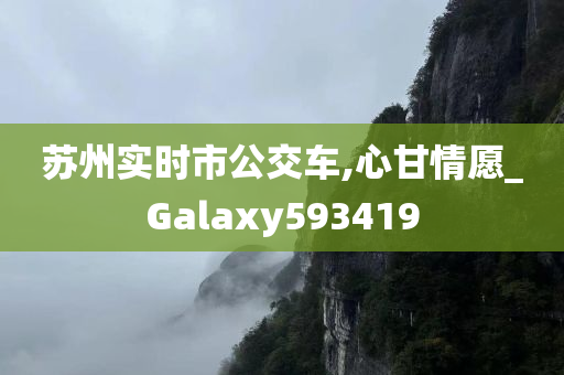 苏州实时市公交车,心甘情愿_Galaxy593419