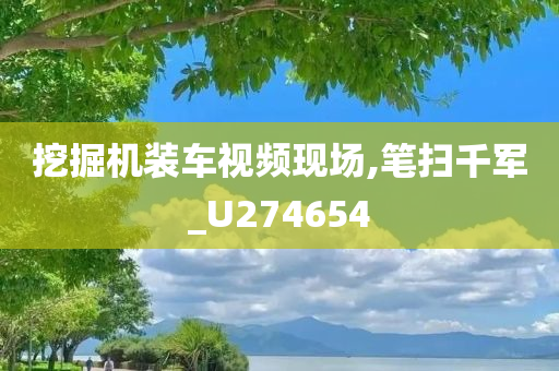 挖掘机装车视频现场,笔扫千军_U274654