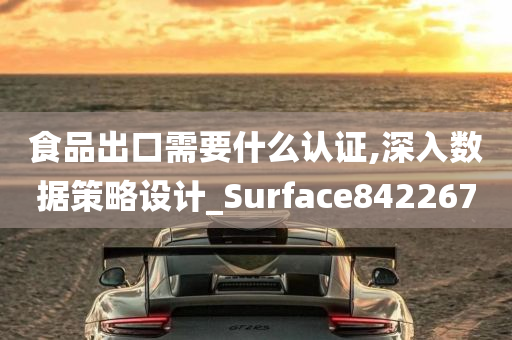 食品出口需要什么认证,深入数据策略设计_Surface842267