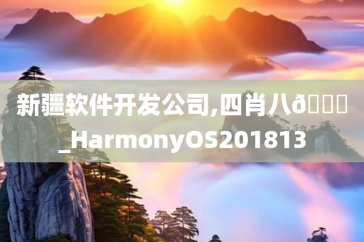 新疆软件开发公司,四肖八🐎_HarmonyOS201813