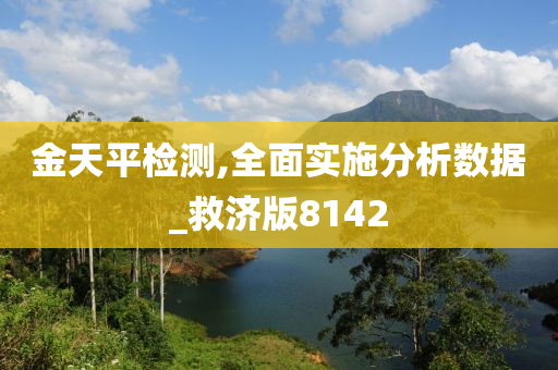 金天平检测,全面实施分析数据_救济版8142