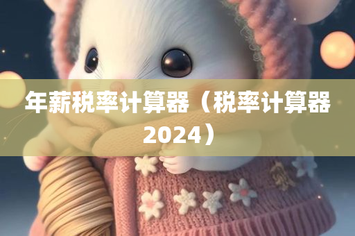 年薪税率计算器（税率计算器2024）