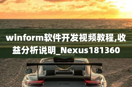 winform软件开发视频教程,收益分析说明_Nexus181360