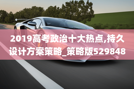 2019高考政治十大热点,持久设计方案策略_策略版529848