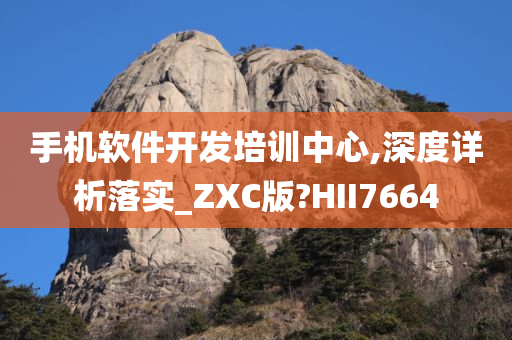 手机软件开发培训中心,深度详析落实_ZXC版?HII7664