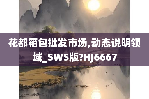 花都箱包批发市场,动态说明领域_SWS版?HJ6667