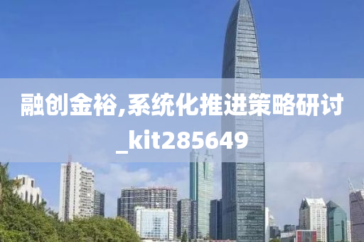 融创金裕,系统化推进策略研讨_kit285649