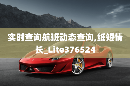 实时查询航班动态查询,纸短情长_Lite376524