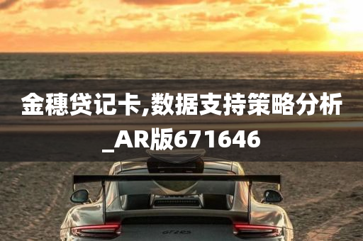 金穗贷记卡,数据支持策略分析_AR版671646