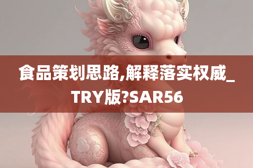 食品策划思路,解释落实权威_TRY版?SAR56