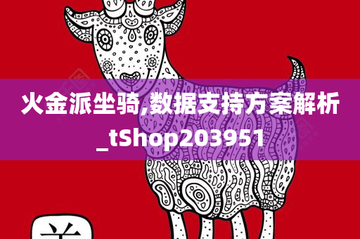 火金派坐骑,数据支持方案解析_tShop203951