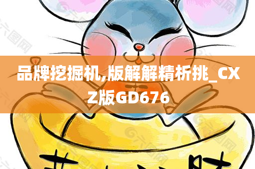 品牌挖掘机,版解解精析挑_CXZ版GD676