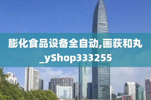 膨化食品设备全自动,画荻和丸_yShop333255