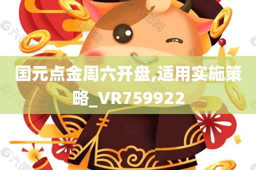 国元点金周六开盘,适用实施策略_VR759922