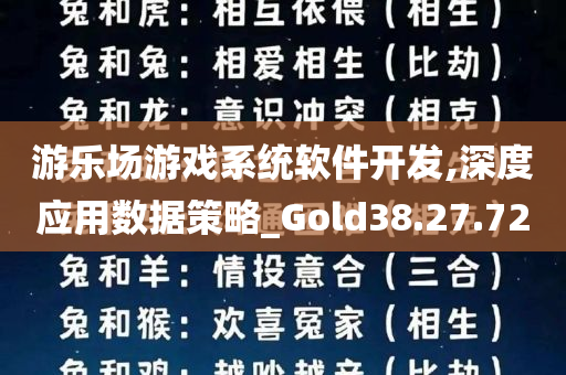 游乐场游戏系统软件开发,深度应用数据策略_Gold38.27.72