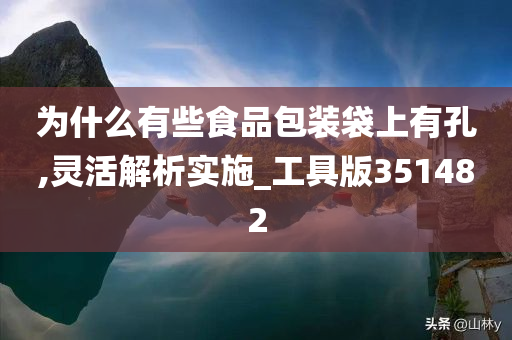 为什么有些食品包装袋上有孔,灵活解析实施_工具版351482