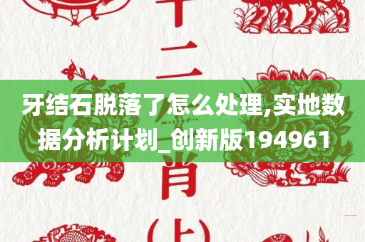 牙结石脱落了怎么处理,实地数据分析计划_创新版194961