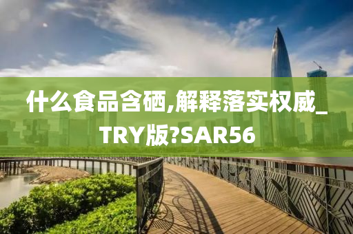 什么食品含硒,解释落实权威_TRY版?SAR56