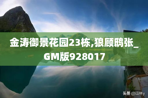 金涛御景花园23栋,狼顾鸱张_GM版928017