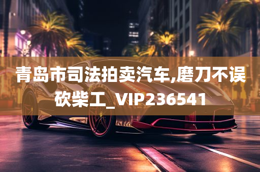 青岛市司法拍卖汽车,磨刀不误砍柴工_VIP236541