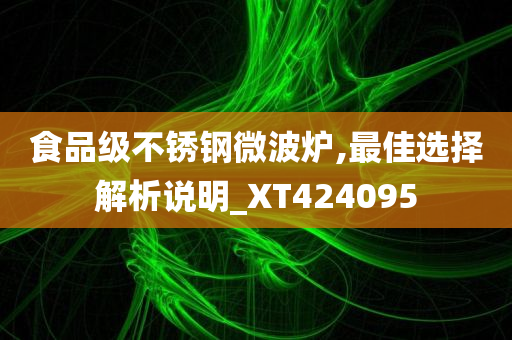 食品级不锈钢微波炉,最佳选择解析说明_XT424095