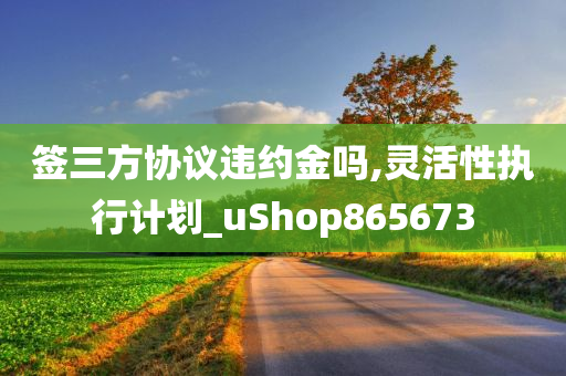 签三方协议违约金吗,灵活性执行计划_uShop865673