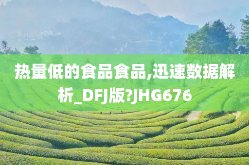 热量低的食品食品,迅速数据解析_DFJ版?JHG676