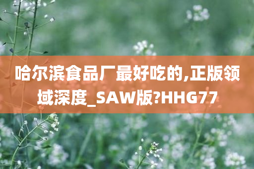 哈尔滨食品厂最好吃的,正版领域深度_SAW版?HHG77