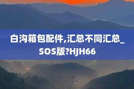 白沟箱包配件,汇总不同汇总_SOS版?HJH66