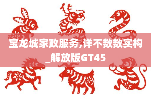 宝龙城家政服务,详不数数实构_解放版GT45